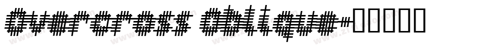 Overcross Oblique字体转换